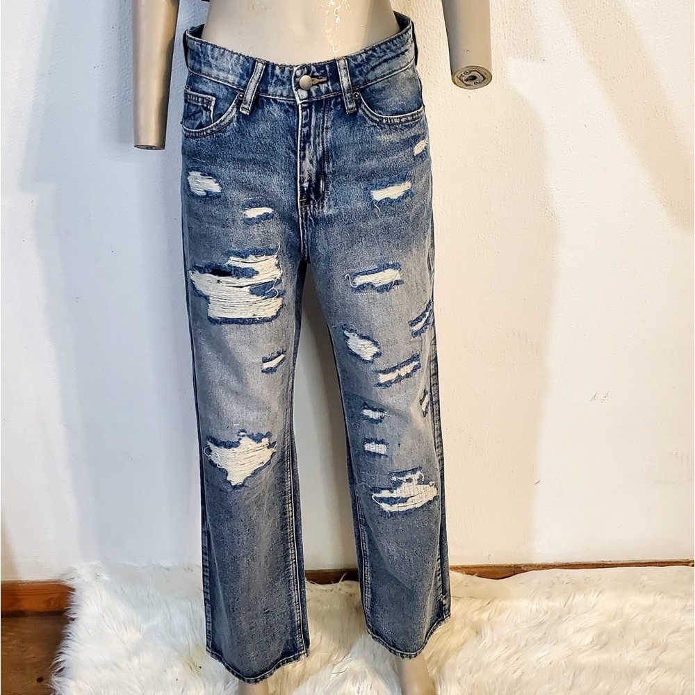 Fashion Nova Womans Jeans Medium-Wash Size 5